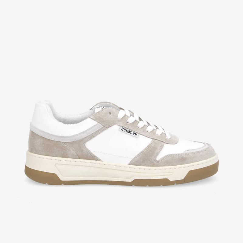 SMATCH SNEAKER - SUEDE/NAPPA -  BEIGE/BLANC